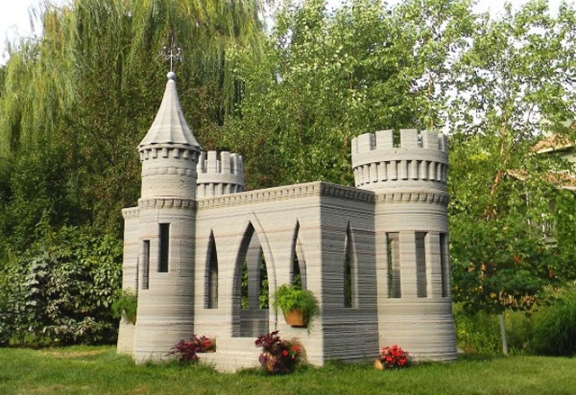 3D打印混凝土城堡